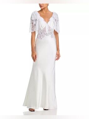 champagne satin diamante maxi dress self-portrait Satin Diamante Maxi Dress in Champagne
